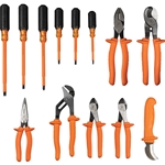 Klein 1000V Insulated 13 Piece Insulated Tool Kit In Roll-Up Pouch 33525SC