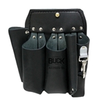 Buckingham 5 Tool Short Back Black Leather Pouch 42266S-BL