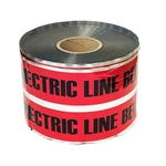 Red 6"x1000' Underground Warning Tape - Detectable 31-109