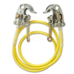 Hastings Grounding Set With 1/0 x 10' Cable And 1.25" Aluminum C-Head Clamps GS1210