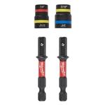 Milwaukee SHOCKWAVE Impact Duty 2 in 1 Magnetic Nut Driver 2 Piece Set 49-66-4565