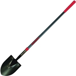 Razor Back Round Point Digging Shovel With 48 Inch Fiberglass Handle 45000
