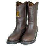 Hall's 12" Pull-On Insulated Steel Toe Western Wellington Boot 622WI