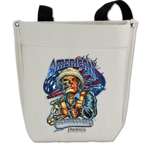 "American Lineman" Canvas Bolt & Nut Bag 10-120-6