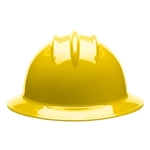 Bullard Classic C33 Yellow Full Brim Hard Hat With Ratchet Suspension 33YLR