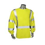 Radians RadWear FR Long Sleeve Safety T-Shirt - Hi-Vis Lime LHV-FR-TS-LS-C3