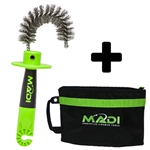 MADI Hand J-Wire Brush & FREE Stand-Up Tool Pouch