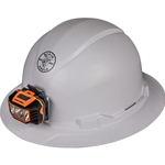 Klein Full Brim Hard Hat With Light 60406 DISCONTINUED