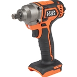 Klein Compact Impact Wrench, 1/2-Inch Detent Pin, Battery-Operated (Tool Only)