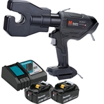 Huskie 18V(Makita) 6.2 Ton Dieless Compression Tool Kit With 120VAC Charger REC-MK7630