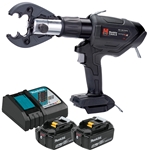 Huskie 18V(Makita) 6-Ton Compression Tool Kit With ND-Jaw And 120VAC Charger REC-MK7NDSL