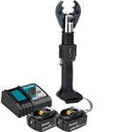 Huskie 18V(Makita) 6-Ton Inline Quick-Change Compression Tool Kit With ND-Jaw & 120VAC Charger SL-MK7ND