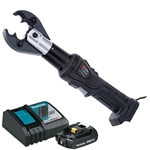 Huskie 18V(Makita) 6 Ton Inline Compression Tool Kit With BG Jaw & 12VDC Charger IL-MK7NDBGDC