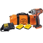 Klein Compact Impact Driver 1/4-Inch Hex Drive Kit & FREE High-Torque Impact Wrench