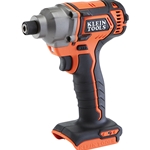 Klein Compact Impact Driver, 1/4-Inch Hex Drive, Battery-Operated (Tool Only)