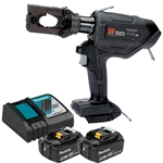 Huskie 18V(Makita) 6-Ton Latched-Head Compression Tool Kit With 12VDC Charger REC-MK758UDC