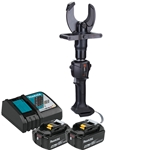 Huskie 18V(Makita) 12 Ton AL/CU Inline Cutting Tool Kit With 12VDC Charger SL-MK795YCDC