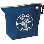 Klein Blue Canvas Zipper Bag 5539BLU