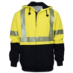 VIZABLE FR Hybrid Deluxe Zip Front Sweatshirt with Lining - Type R Class 3 C21HCWE08C3 CLOSEOUT