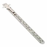 Miller RMC-6 Metal Pocket Ruler - 6" (150mm) 80683