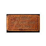 Buckingham Buck-It Rail System Accessories: Heritage "Go Home The Way You Came" Tag 4507-17