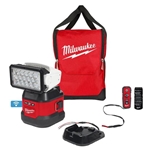 Milwaukee Utility Remote Control Search Light With Permanent Base And M18 Portable Base 2123-20