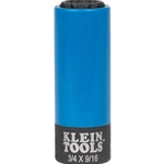 Klein Tools 2-in-1 Coated Socket, 12-Point, 3/4 & 9/16" & FREE Blue Cooling Towel