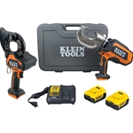 Klein Tools Battery-Operated Cable Cutter And Crimper Kit BAT20KIT4