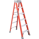 Louisville Type-IA 300-lb Fiberglass Step Ladder - 6 Foot