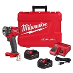 Milwaukee M18 FUEL 3/8" Compact Impact Wrench Kit With Resistant Batteries 2854-22R