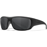 Wiley X WX OMEGA Safety Glasses - Matte Black Frame, Smoke Grey Lens ACOME01