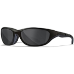 Wiley X AIRRAGE Safety Glasses - Matte Black Frame, Smoke Grey Lens 694