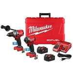 Milwaukee M18 FUEL 1/2 Inch Hammer Drill And 1/4 Inch Hex Impact Driver Kit 3696-22