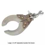 Chance Universal Hot Stick Tool - 2.25-3.5" Adjustable Insulator Fork T4031101