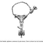 Chance Wire Tong Saddle, Wheel Tightener, Extension, 2 Inch Clamp M474017W