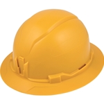 Klein Type-1 Non-Vented Class-E Full Brim Hard Hat, Yellow 60489