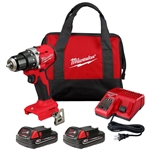 Milwaukee M18 Compact Brushless 1/2 Inch Drill/Driver Kit 3601-22CT