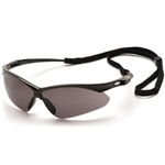Pyramex PMXTREME® Safey Glasses - Black Frame With Gray Lens SB6320SP