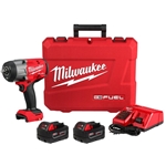 Milwaukee M18 FUEL 1/2 Inch High Torque Impact Wrench With Friction Ring And 2 Battery Kit 2967-22