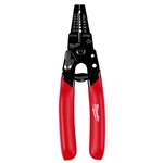 Milwaukee 10 to 24 AWG Compact Dipped Grip Wire Stripper & Cutter 48-22-3043
