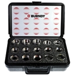 Burndy "U" Die Set With Case For Aluminum Connectors #6 AWG-750 kcmil (15 Sets) UDIEKITAL