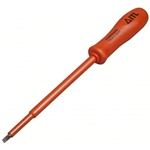 Insulated Tools Ltd 1000V Insulated Screwdriver - 6" x 3/16" Slotted 01890