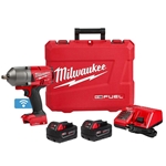 Milwaukee M18 FUEL High Torque 1/2 Inch Impact Wrench Kit with ONE KEY Kit 2863-22R