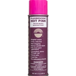 Rainbow Technology Water-Based Marking Paint - Fluorescent Hot Pink 17 oz Aerosol Can 4637