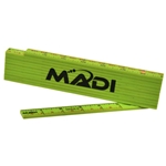 MADI 6' Fiberglass CenterPoint Folding Ruler / Rule - Inside Read MPFR-6