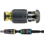 Klein 12-in-1 Impact Rated Stubby Driver Set With Flip Sockets 32308HD