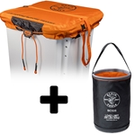 Klein 1-Man Bucket Cover & FREE 17" Straight Utility Bucket
