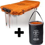 Klein 2-Man Bucket Cover & FREE 17" Straight Utility Bucket