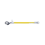 Utility Solutions BLUE STRIPE® Link Stick - 18" Fiberglass Length, HD Pig Tail & Swivel Eye USLS-018-HOG