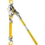 Lug-All Web Strap Hoist With Swivel Gate Hooks - 1 Ton, Small Frame 2-U